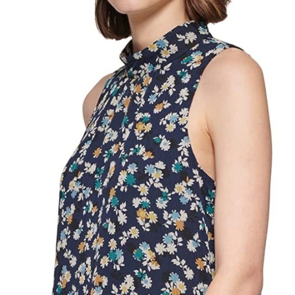 TOMMY HILFIGER FLORAL TRAPEZE DRESS SIZE 10‎ - Picture 2 of 8